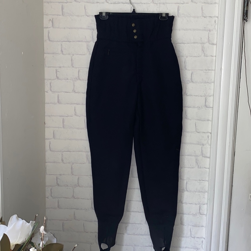 Vintage BOGNER Wool Stirrup Ski Pants Size 12R